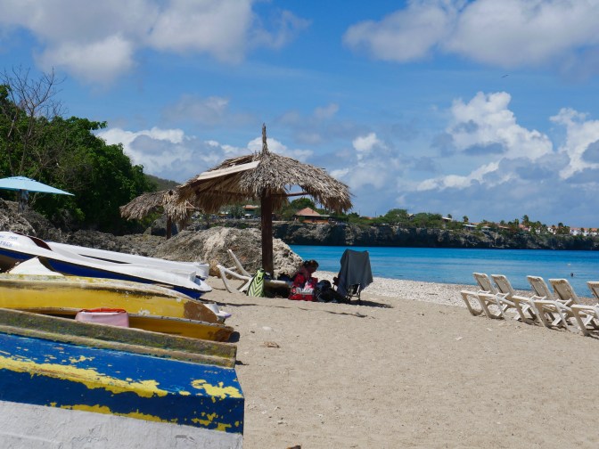 curacao playa piskado with boats