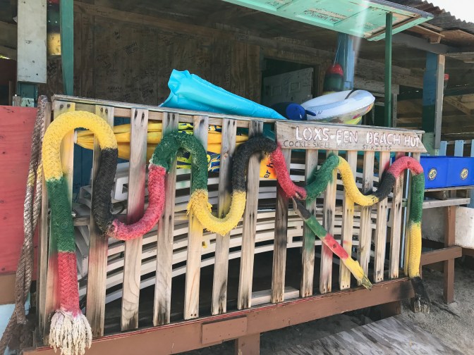st kitts lox-een beach hut