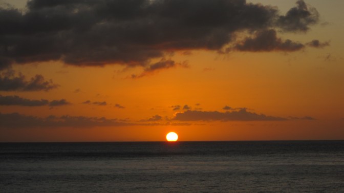 st lucia sunset