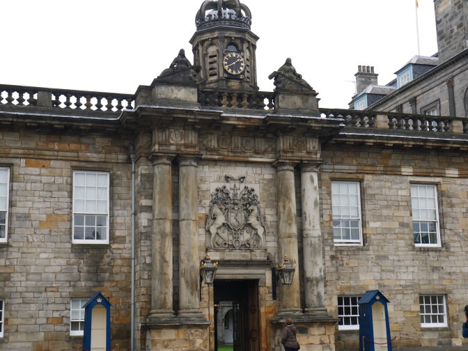scotland edinburgh holyrood facade